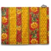 Le Cluny French Linens Table Linens Sunflower Red Acrylic-Coated Cotton Reversible Placemat By Le Cluny
