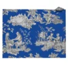Le Cluny French Linens Table Linens Villandry Blue French Toile Acrylic-Coated Cotton Reversible Placemat By Le Cluny