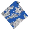 Le Cluny French Linens Villandry Blue French Toile Cotton Napkin By Le Cluny Table Linens
