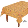 Le Cluny French Linens Table Linens 52x72" Rectangular Versailles Yellow Acrylic-Coated Cotton French Tablecloth By Le Cluny
