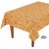 Le Cluny French Linens Table Linens 60x120" Rectangular Versailles Yellow Acrylic-Coated Cotton Provence Tablecloth By Le Cluny