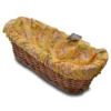 Le Cluny French Linens Petite Fleur Yellow French Baguette Basket With Removable Liner By Le Cluny Table Linens