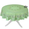 Le Cluny French Linens Table Linens 70" Round Lisa Pistachio French Country Tablecloths By Le Cluny