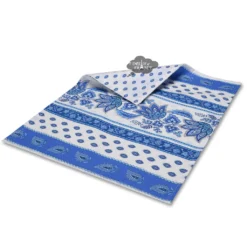 Le Cluny French Linens Lisa White Acrylic-Coated Cotton Reversible Placemat By Le Cluny