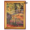 Monet Bridge Over A Pond Of Water Lilies French Kitchen Towel By Marat D'Avignon