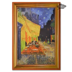 Van Gogh Cafe Terrace At Night French Kitchen Towel By Marat D'Avignon