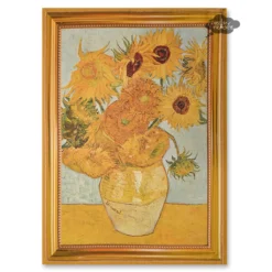 Van Gogh Sunflowers French Kitchen Towel By Marat D'Avignon