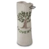 Olive Tree Cream Waffle Weave Kitchen Towel By Tissus Toselli