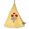 Round Terry Hand Towel Poppies Yellow By Tissus Toselli Kitchen