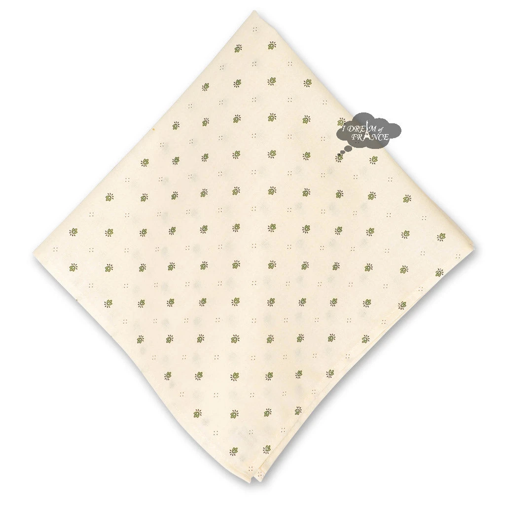 Table Linens Calisson / Ramatuelle Cream Provence Cotton Napkin By Tissus Toselli