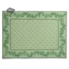 Calisson Green Quilted Cotton Placemat By Tissus Toselli