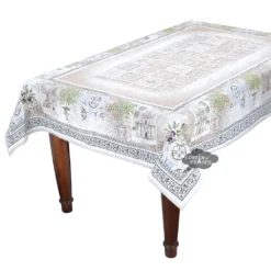 56x102" Rectangular Tuscan Olive French Tapestry Tablecloth By L'Ensoleillade Table Linens