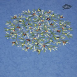 Table Linens 70" Round Clos Des Oliviers Blue French Tablecloths By L'Ensoleillade