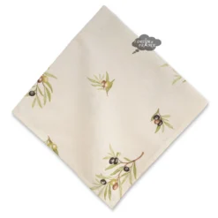 Clos Des Oliviers Cream Provence All-Over Cotton Napkin By L'Ensoleillade