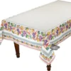 Table Linens 60x 96" Rectangular Grapes French Acrylic-Coated Cotton Tablecloth By Tissus Toselli