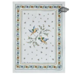 Moustiers French Cotton Kitchen Towel By Tissus Toselli