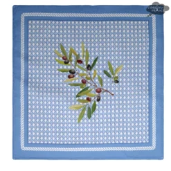 Nyons Blue Provence Cotton Napkin By Tissus Toselli
