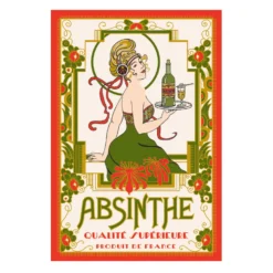 Winkler Torchons & Bouchons Absinthe Tea Towel By Winkler Torchons Et Bouchons