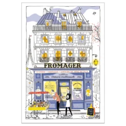 Winkler Torchons & Bouchons Cheese Shop Tea Towel By Winkler Torchons Et Bouchons