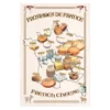 Winkler Torchons & Bouchons French Cheese Map Tea Towel By Torchons Et Bouchons Towels
