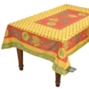 Provence Imports Table Linens Tournesol Red/Yellow French Provencal Polyester Tablecloth - 59x94" Rectangular