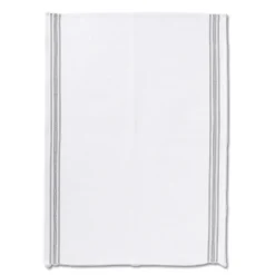 Winkler Torchons & Bouchons Towels Gray Checkerboard Border Cotton Dish Towel By Winkler