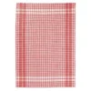 Winkler Torchons & Bouchons Towels Red Small Square Gingham Pattern Cotton Dish Towel By Winkler